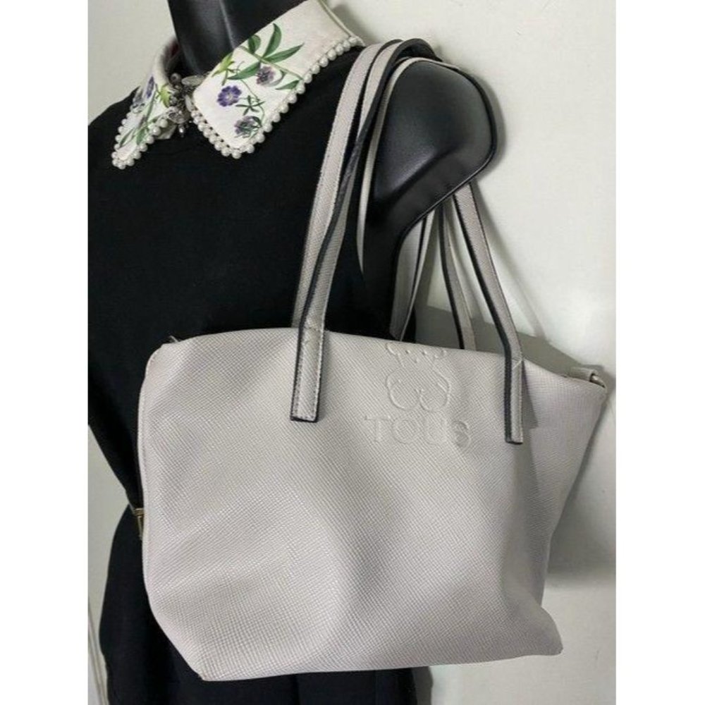 tous bag off white leather tote - Picture 8 of 9